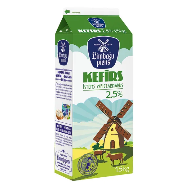 Kefīrs Limbažu 2,5% 1,5l