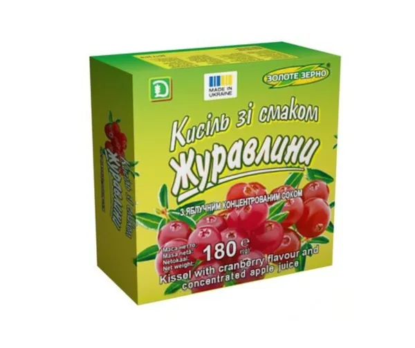 Kiselis dzērveņu garša  180g (1*40)