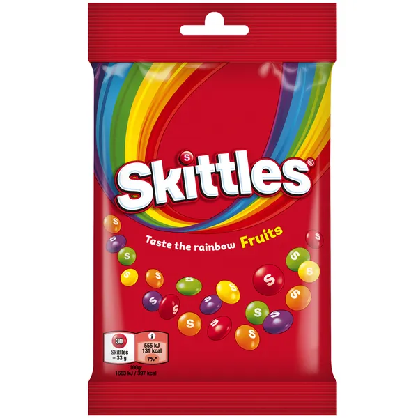 Konfektes SKITTLES Fruits 95g