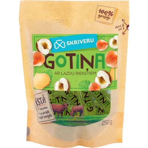 Skrīveru Gotiņa ar lazdu riekstiem 250g