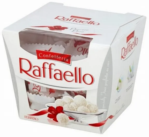 Konfekšu kārba RAFFAELLO 150g