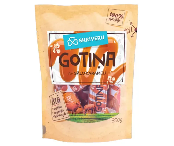 SKRĪVERU Gotiņa ar sāļo karameli, 250g
