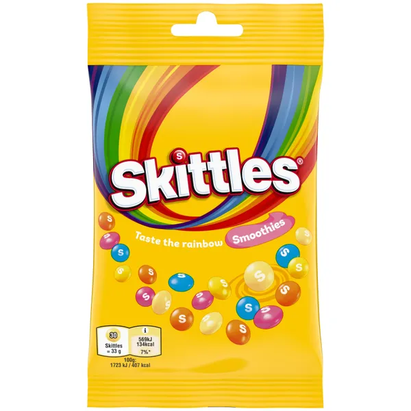 Konfektes Smoothies 95g, Skittles