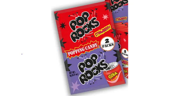 Konfektes sprakšķošās ar zemeņu garšu Magic 6g, Pop Rocks