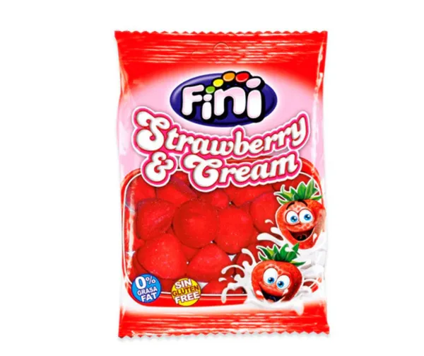 Konfektes Strawberries  and  Cream 75g, Fini