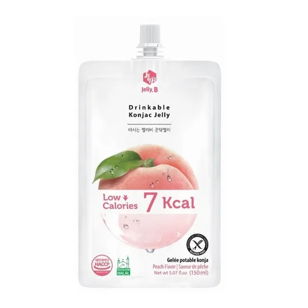 Konjac želeja ar persiku garšu 150ml, Jelly.B