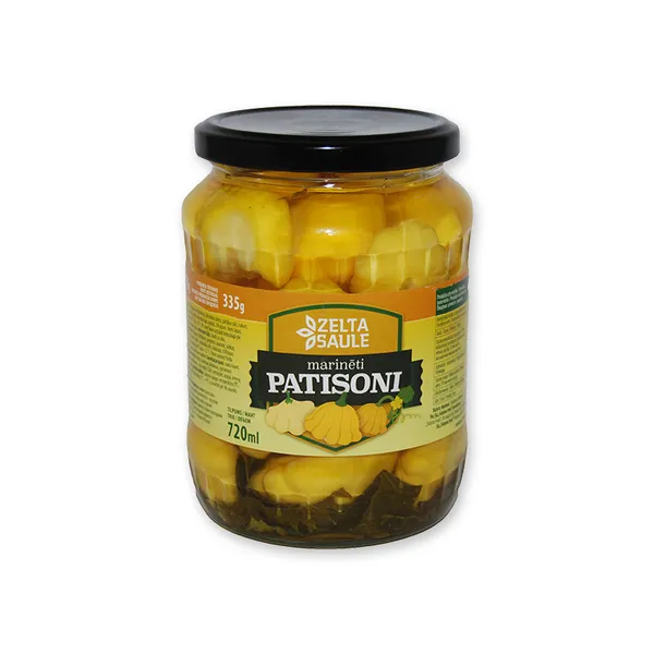 Kons. Patisoni "Baby" (mazie) marinēti 720ml/ 670g (335g)