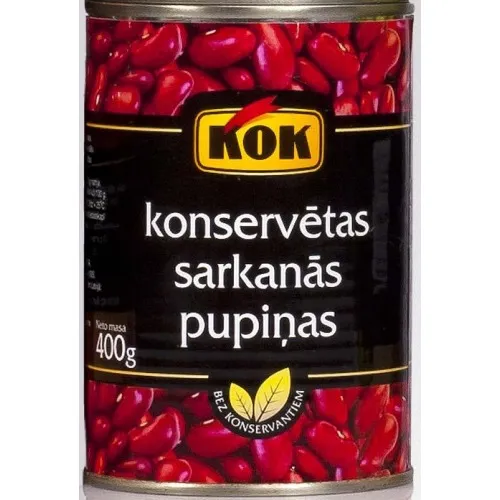 Pupiņas sarkanās Kok 400g/240g