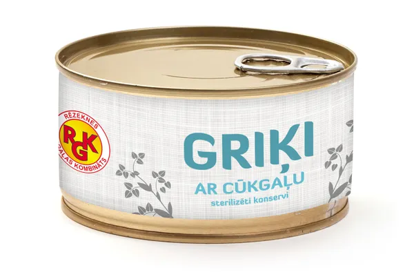 Konservs Griķi ar cūkgaļu 325g, RGK