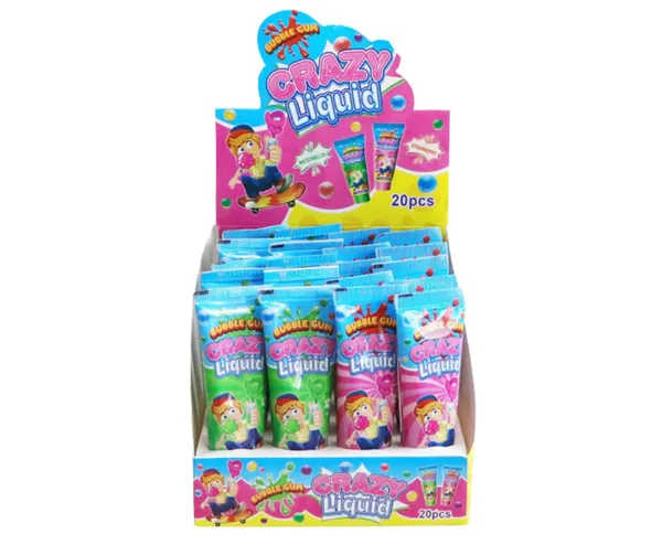 Košļ. gumija Crazy LIQUID Bubble Gum 22g