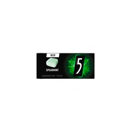 FIVE BOUNCE spearmint košļājamā gumija 14.4g
