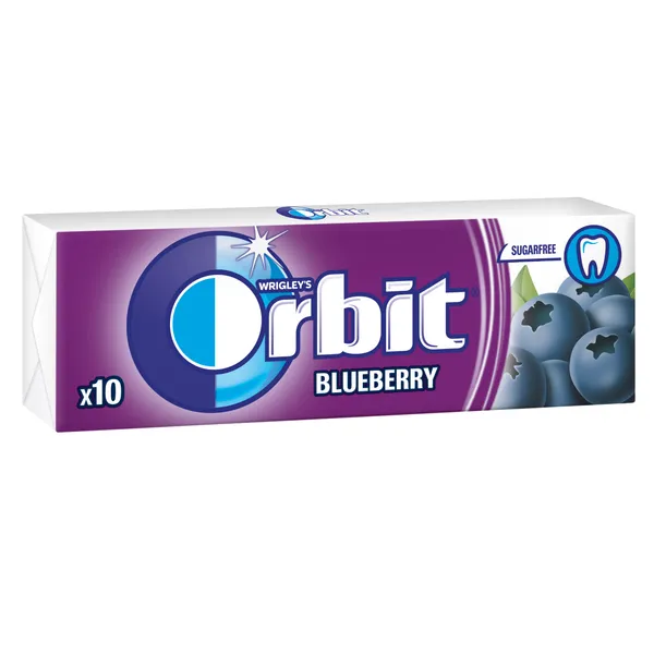 Košļ.gumija Orbit Blueberry 14g