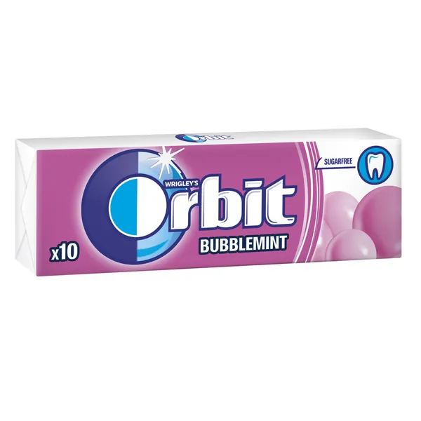 Košļājamā gumija ORBIT Bubblemint 14g