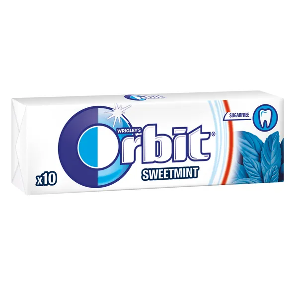 Košļājamā gumija Orbit Sweet mint 14g.