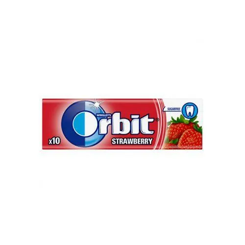 Košļ.gumija Orbit Wild Strawberry 14g