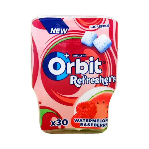 Košļājamā gumija Refreshers Watermelon Raspberry 30gab. 67g, Orbit