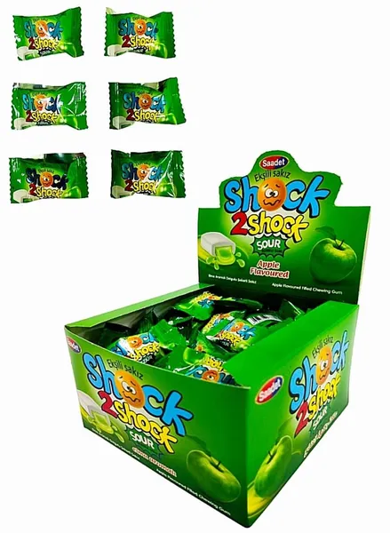 Košļājamā gumija Shok Apple 3g