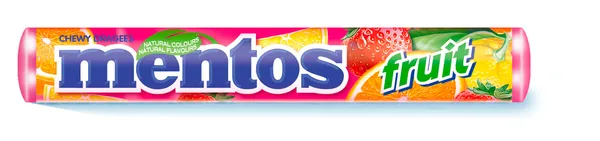 Konfekte košļājamā Mentos Fruit 38g