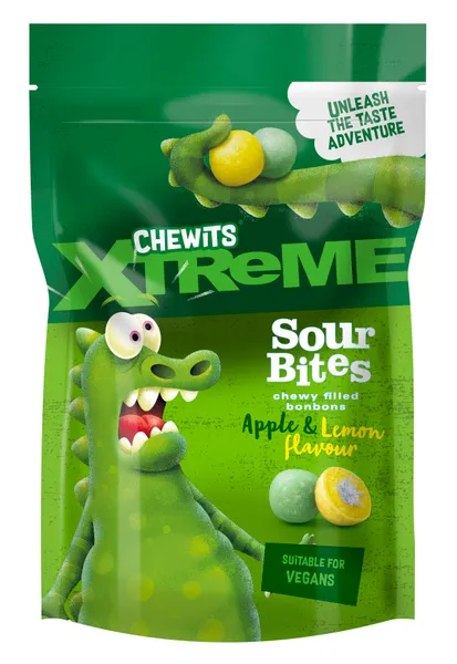 Konfektes košļ. ar skābu garšu Chewits Juicy Bites 115g