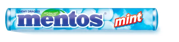 Košļājamās konfektes MENTOS Mint 38g  