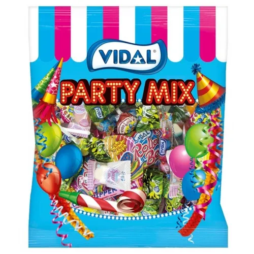 Konfektes košļājamās Vidal “PARTY MIX” 150g