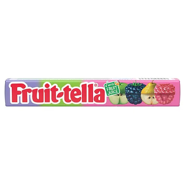 Košļājamā konfekte Fruittella Vegan Garden Fruits, 41g