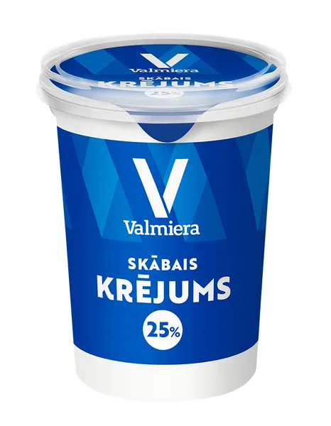 Skābais krējums Valmiera 25% 450g