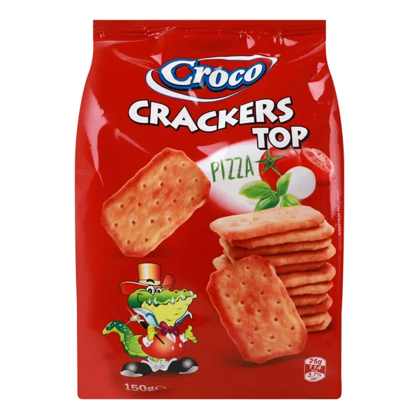 Krekeri CROCO Top, pica, 150g
