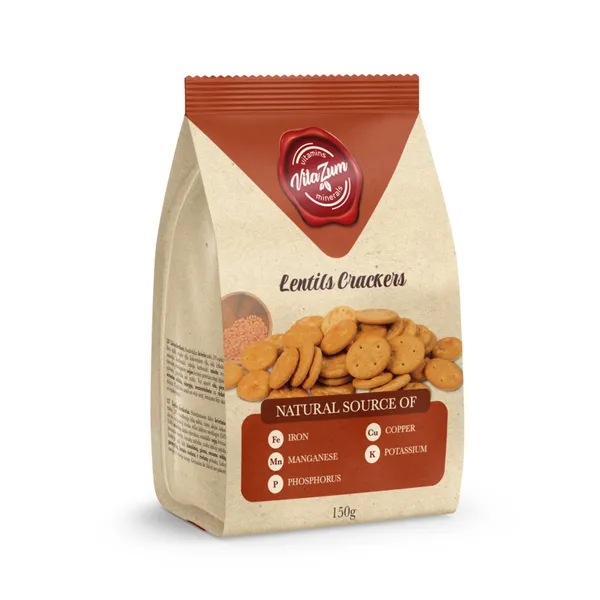 Krekeri lēcu VitaZum 150g