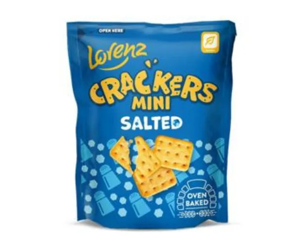 Krekeri Mini ar sāli 100g, Lorenz