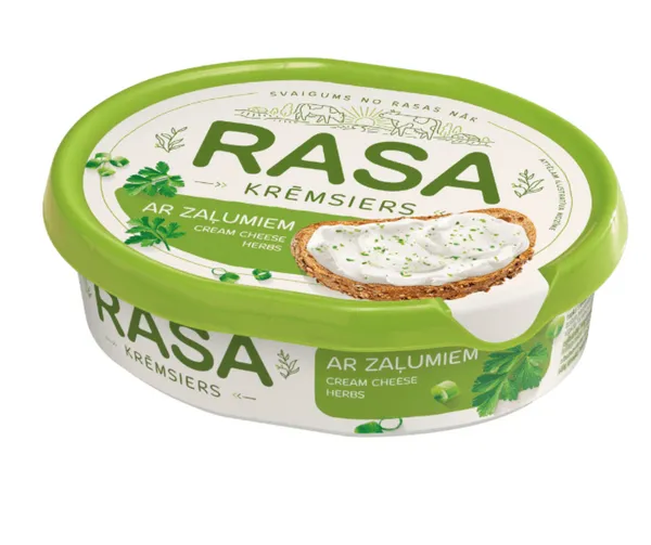 Krēmsiers ar zaļumiem un garšaugiem 62% 180g, Rasa