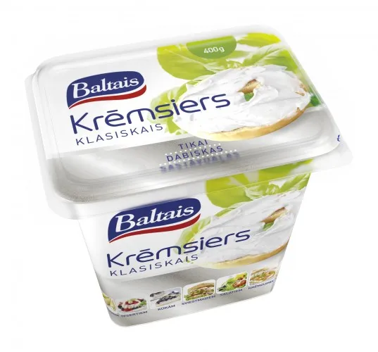 Krēmsiers Baltais klasiskais 400g