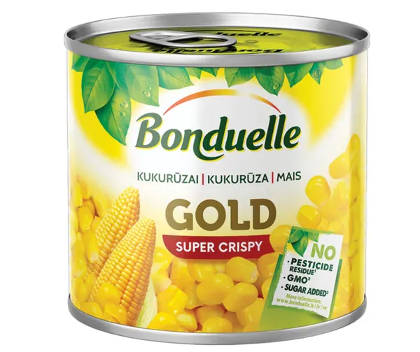 Kukurūza Bonduelle konservēta 340g/285g