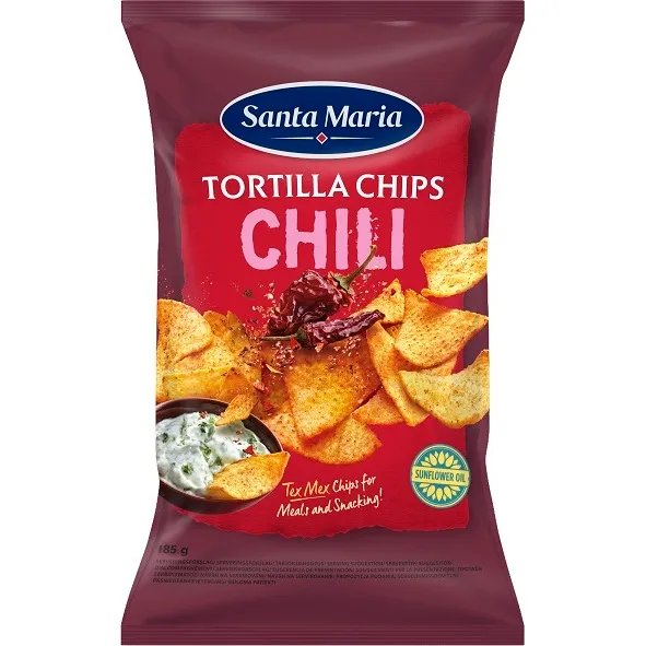 Kukurūzas čipsi Santa Maria ar čili g. 185g
