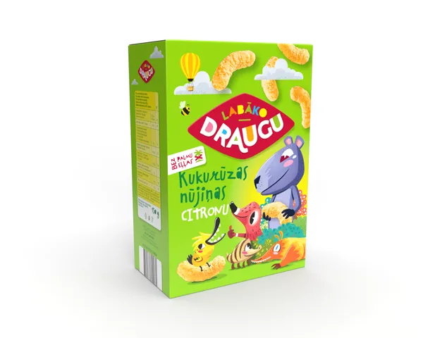 Kukurūzas nūjiņas Draugu ar citronu gar.150g