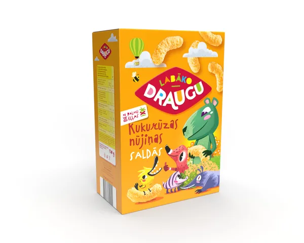 Kukurūzas nūjiņas saldās 130g, Labāko Draugu