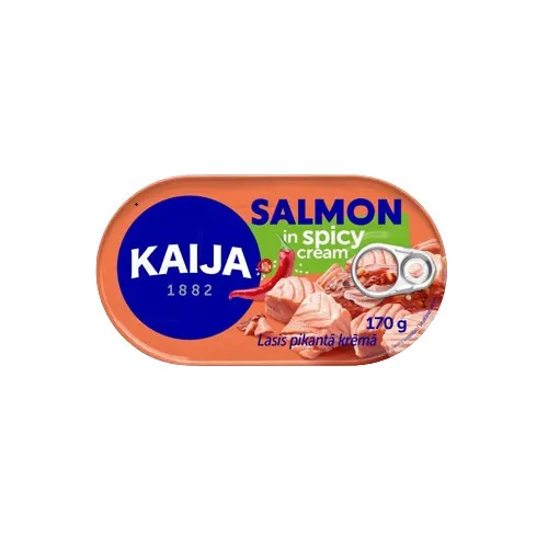 Lašu filejas pikantajā krēmā 170g (55g), Kaija