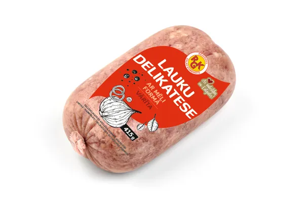 Lauku delikatese vārīta, ar mēli formā 415g, RGK