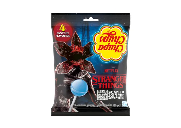 Ledenes Stranger Thing Upside Down 10x12g, Chupa Chups