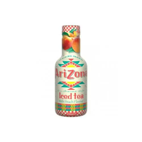 Ledus tēja ar persiku garšu un saldin. 0.45l PET, Arizona