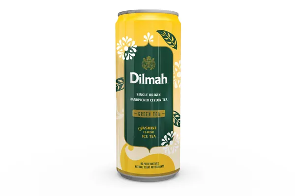Ledus tēja zaļā ar jasmīnu 330ml CAN, Dilmah
