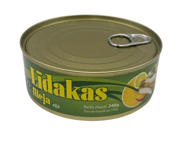 Līdakas  fileja eļļā