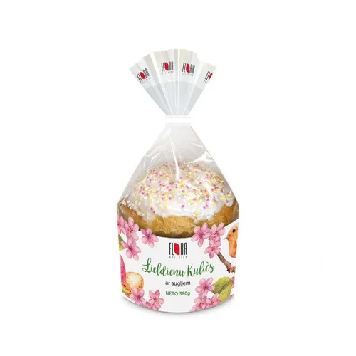 Lieldienu kuličs ar augļiem 380g, Flora Maiznīca