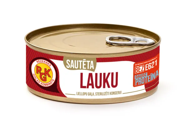 Liellopu gaļa Lauku, sautēta 250g, RGK
