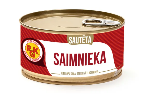 Liellopu gaļa Saimnieka, sautēta 325g, RGK
