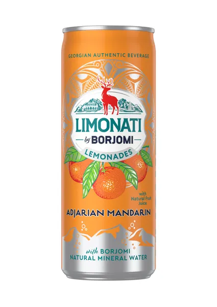 Limonāde ar adžārijas mandarīnu garšu 0.5l, Borjomi