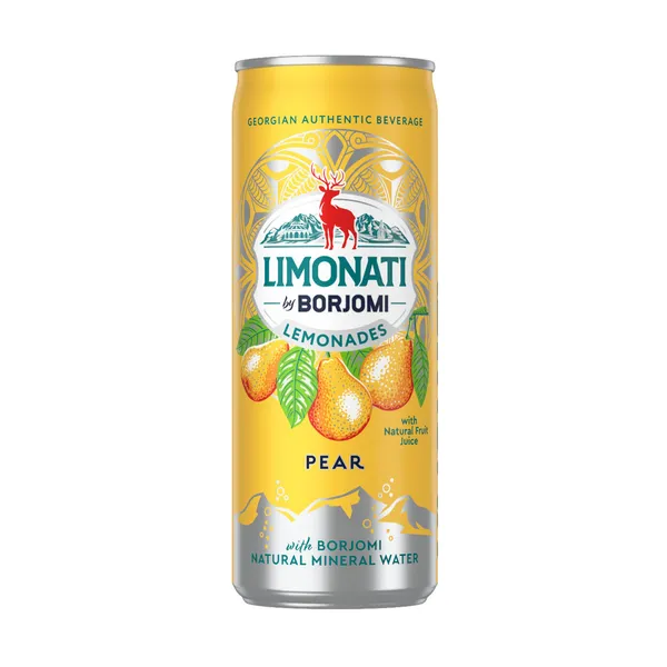 Limonāde ar bumbieru ekstraktu 0.33l CAN, Limonati by Borjomi