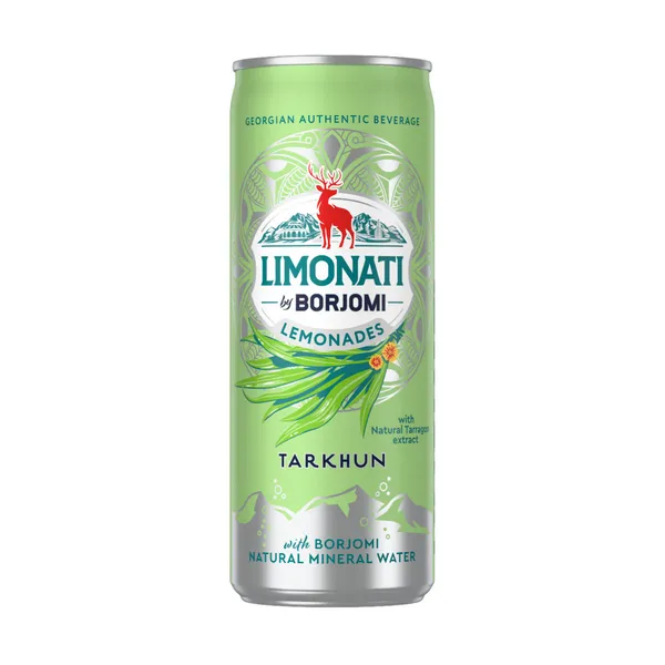 Limonāde tarhūns 0.33l CAN, Limonati by Borjomi