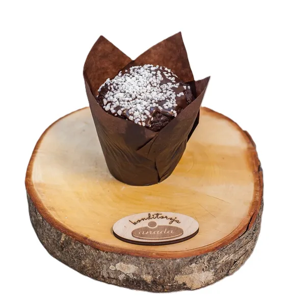 Mafins šokolādes ar iebiez. pienu 130g, Anada konditoreja