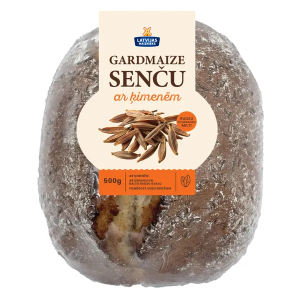 Gardmaize Senču ar ķimenēm LATVIJAS MAIZNIEKS 500g